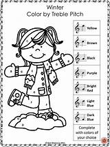 Music Coloring Pages Piano Color Winter Notes Theory Note Worksheets Sheets Activities Kids Lessons Teacherspayteachers Template Sold sketch template
