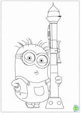 Minions Colouring Dinokids Bunches sketch template