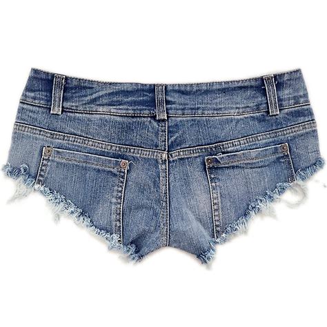 new sexy fringed hole denim shorts women low rise waist jean shorts