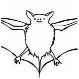 Bats Coloring Outline sketch template