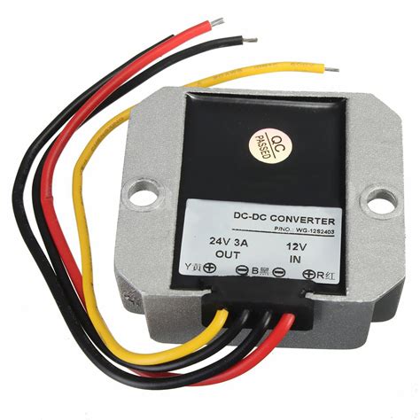 Dc Dc 12v Step Up To 24v 3a 72w Car Power Converter Regulator In