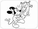 Halloween Coloring Pages Mickey Disney Disneyclips Scary Pumpkin sketch template