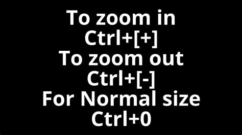 chrome shortcut keys chrome zoom  zoom  shortcut key youtube