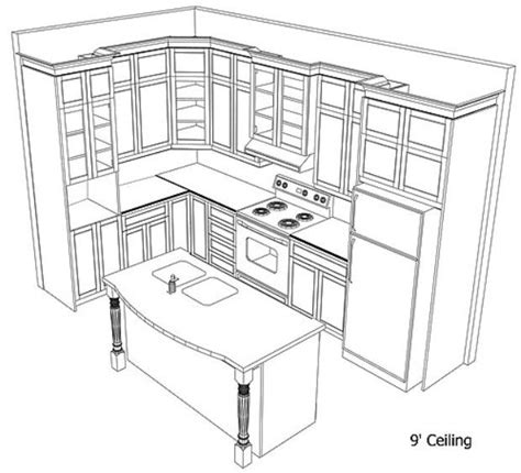 kitchen cabinet drawing  getdrawings
