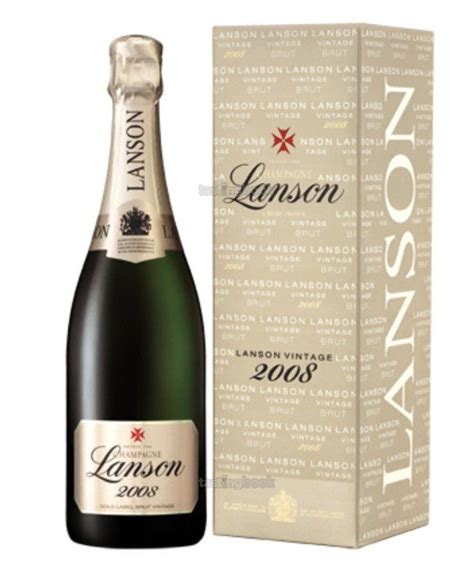 gold label  lanson  personal wine professional tastingbook