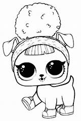 Lol Pets Coloring Colouring Pages Hoops Dogg Surprise Pet Dolls Printable Scribblefun Animal Print Unicorn Printables Christmas Kitty Kids Choose sketch template