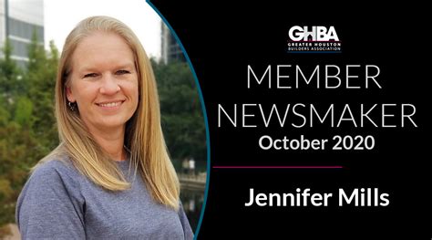 Member Newsmaker Jennifer Mills Ghba