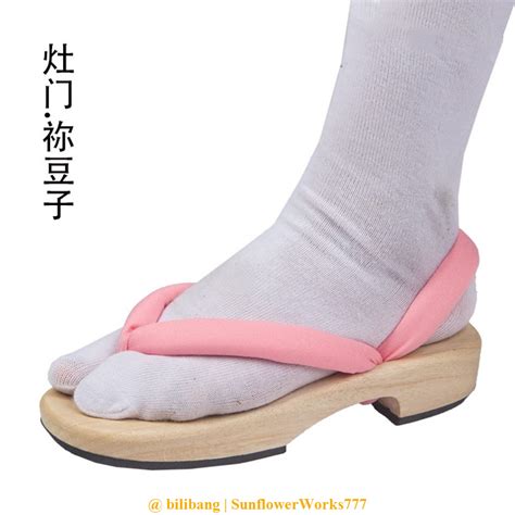 demon slayer tanjirou nezuko cosplay clogs sandals flip flops custom