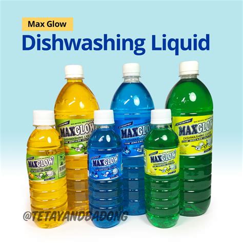 max glow dishwashing liquid ml   liter shopee philippines