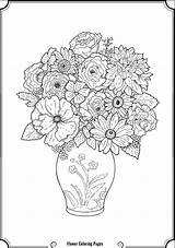 Complicated Flower Coloring Pages Popular sketch template