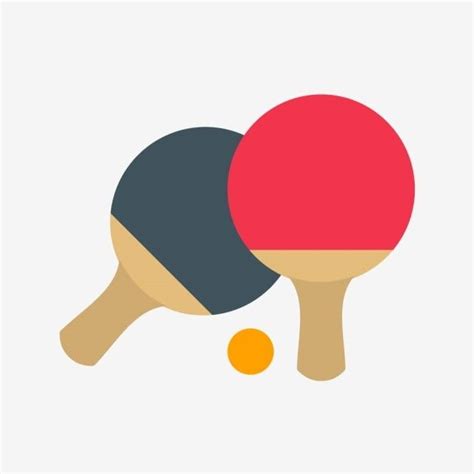 Two Ping Pong Paddles With An Orange Ball In The Foreground On A White