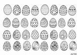 Eggs Paques Oeuf Coloriage Pasqua Adults Oeufs Ostern Dessin Malbuch Erwachsene Pâques Justcolor Coloriages Adulti Complexe Ostereier Dltk Mandala Imprimer sketch template