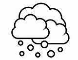 Fenomenos Atmosfericos Nubes Nevadas sketch template