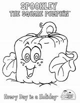 Spookley Pumpkin Preschool sketch template