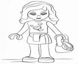 Coloring Pages Friends Lego Girl Olivia Printable Print Info Online sketch template