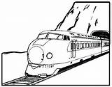 Bullet Train Coloring Drawing Pages Clipartmag sketch template