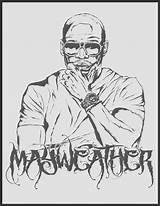 Mayweather sketch template