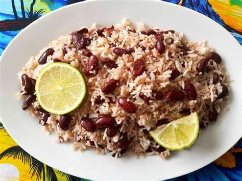 jamaican rice and peas in 2021 jamaican rice rice and
