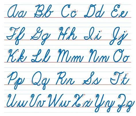 die besten  abecedario en cursiva ideen auf pinterest letra en cursiva el abecedario en