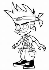 Johnny Test Coloring Pages Printable Colouring Kids Print Cartoon Cartoons Sheets Color Drawing Discover sketch template