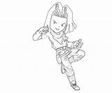 Android 17 Coloring Pages Look Another sketch template