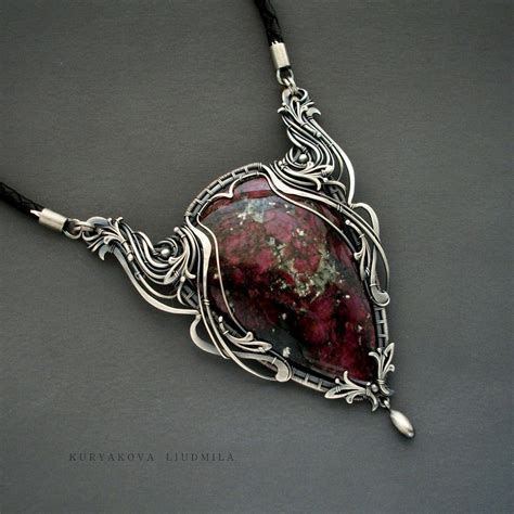 amazing wire wrapped jewelry  lyudmila kuryakova  beading gems