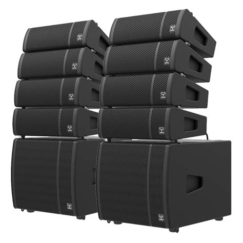 moose sound loud series active  array speaker system complete