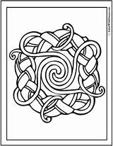 Celtic Coloring Pages Designs Colorwithfuzzy Color Irish sketch template