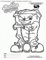 Spongebob Gangster Coloring Pages Timeless Miracle sketch template