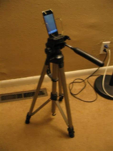 ipod tripod mount  steps instructables
