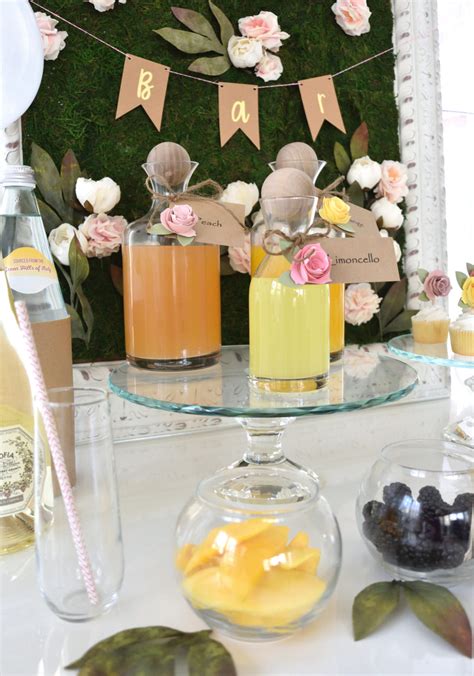 mimosa bar inspiration perfect  springtime celebrations