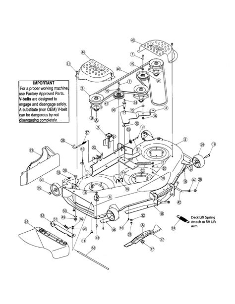 wheel horse mower deck parts diagram drivenheisenberg