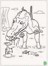 Dinokids Dinossauros Comboio Colorir sketch template
