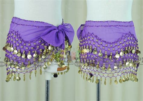 Belly Dance Costume 128 Coins Purple