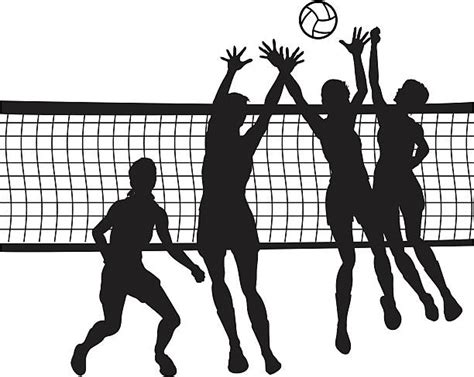 best volleyball illustrations royalty free vector graphics and clip art
