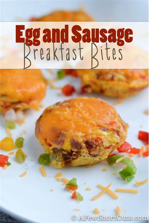 egg  sausage breakfast bites recipe breakfast bites recipes