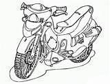 Motorrad Malvorlage Ausmalbilder sketch template