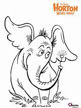 Horton Hears Seuss Bubakids Elephant sketch template