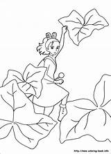 Coloring Arrietty Borrower Pages Book Disegni Coloriage Ghibli Studio Colouring Para Secret Kids Arriety Monde Anime Petit Des Le Choose sketch template