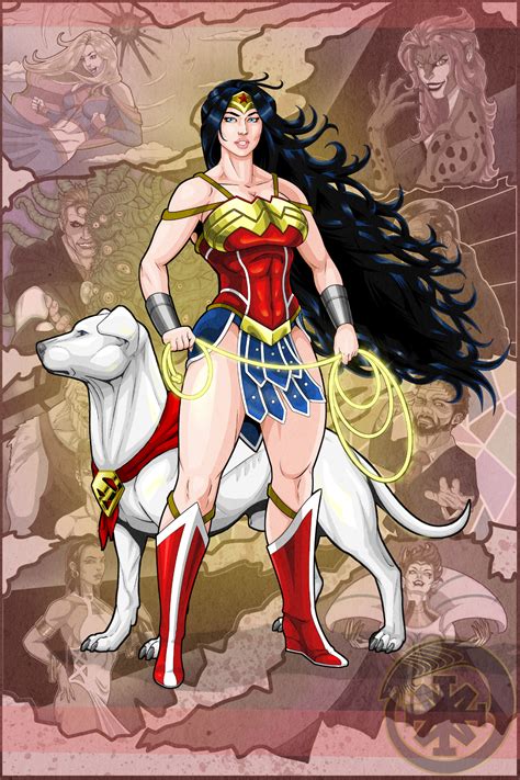 Wonder Woman And Krypto By Theamphioxus On Newgrounds