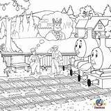 Coloring Pages Thomas Train Engine Steam Color Printable James Percy Tank Kids Electronic Colouring Drawing Small Railroad Magic Getcolorings Kindergarten sketch template