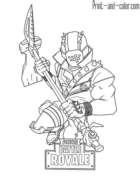 fortnite coloring page print  colorcom coloring home