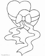Coloring Pages Disney Heart Library Clipart Ribbon sketch template