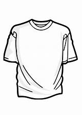 Shirt Cartoon Coloring Clip Drawing Pages Clipart Color Large Cliparts sketch template