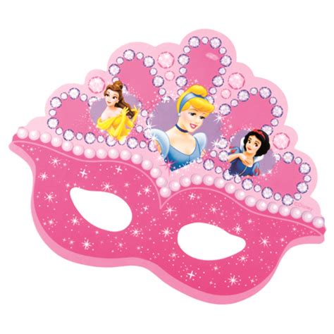 pretty disney princess  printable mask   fiesta  english