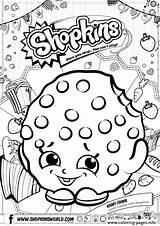 Coloring Shopkins Pages Cookie Printable Kooky Season Shopkin Print Colouring Color Girl Kids Scout Book Downloads Colour Info Donut Party sketch template
