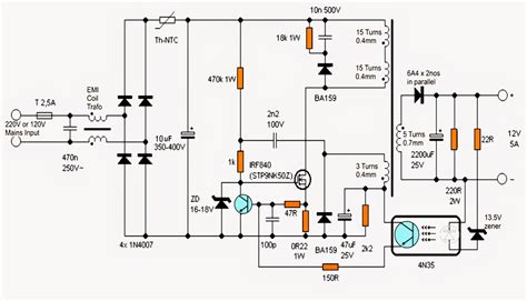 transformerless battery charger circuit   amp smps based circuit diagram centre