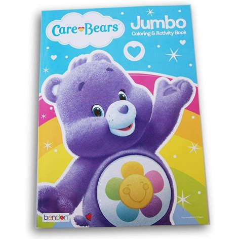 bendon care bears  page jumbo coloring  activity book harmony
