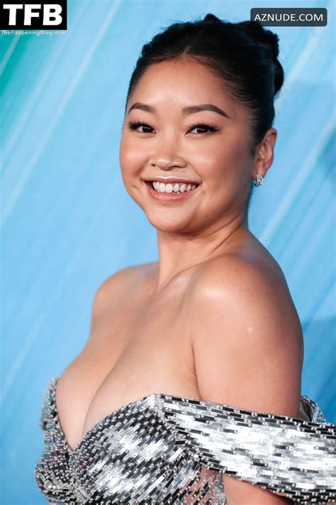 Lana Condor Sexy Seen Showing Off Her Big Boobs At The Amfar Gala In