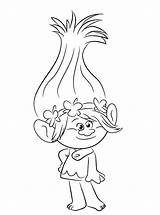 Trolls Coloring Pages Movie Holiday Color Print sketch template